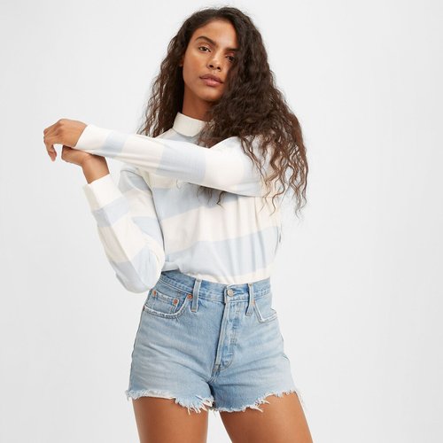 Short en jeans levis femme hot sale