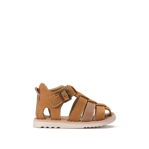 Kids leather sandals beige La Redoute Collections La Redoute