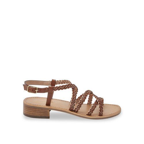Sandales a petits talons Hapiron cuir