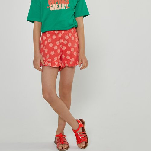Cotton ruffle shorts hotsell