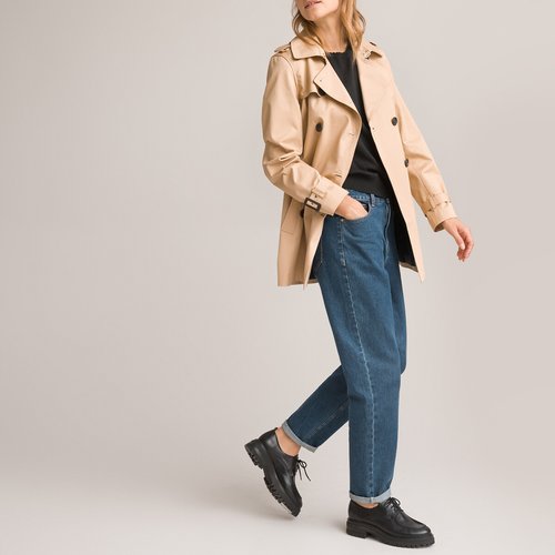 Mid thigh trench coat best sale