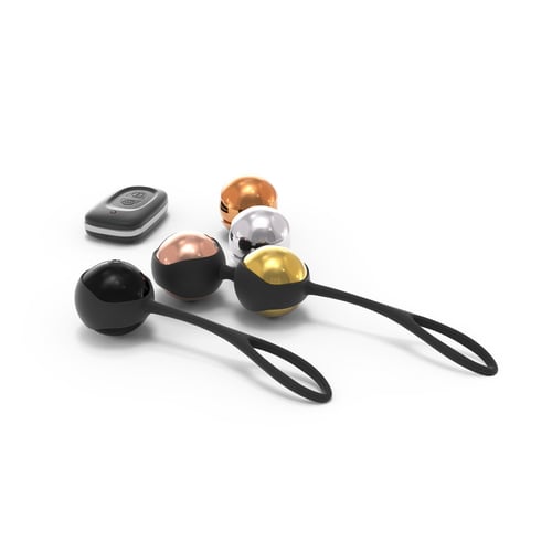 Boules De Geisha Deluxe Vibrantes En Métal - Pour Femmes - LOVE AND VIBES