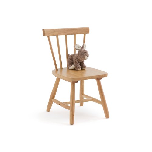 Jimi solid wood child s bar seat natural La Redoute Interieurs La Redoute