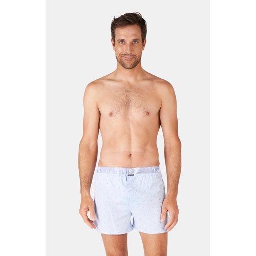 Calecon en coton avec suspensoir n 006 bleu Arthur La Redoute