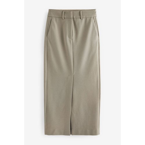 Jupe longue style militaire coupe classique naturel Next La Redoute