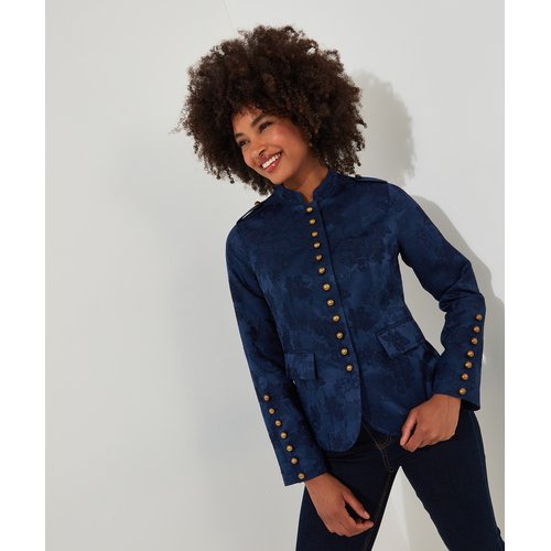 Veste militaire courte florale bleu Joe Browns La Redoute