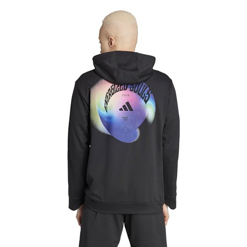 Sudadera con capucha para yoga logo en la espalda
