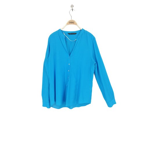 Blouse tres bon etat bleu Zara La Redoute