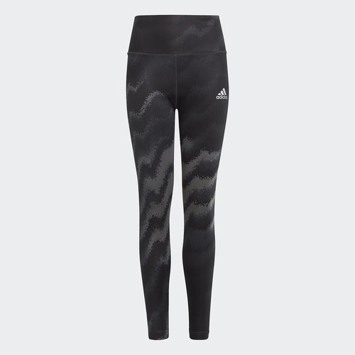 Printed leggings dark grey Adidas Sportswear La Redoute