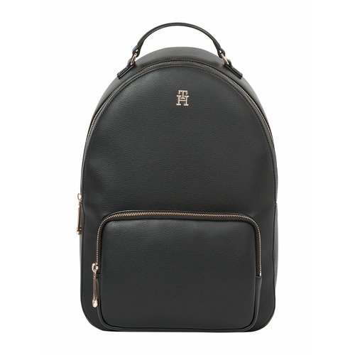 Th soft logo tape backpack, black, Tommy Hilfiger | La Redoute