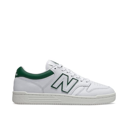 Bb480 leather trainers white New Balance La Redoute
