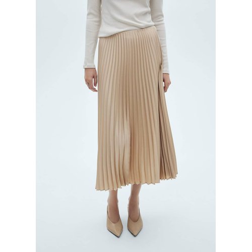 Jupe longue plissée mango store
