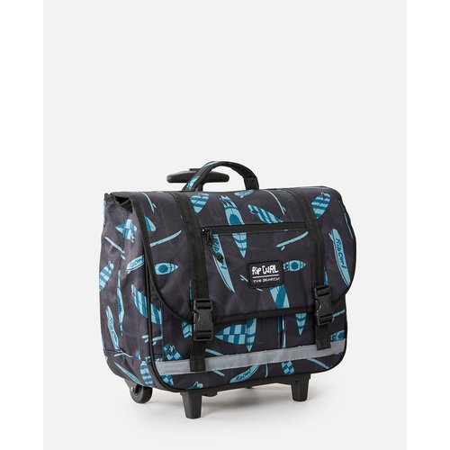 Cartable a roulettes 17l bts black blue Rip Curl La Redoute