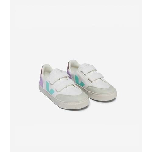 Sneakers small v 12 weiss violett Veja La Redoute