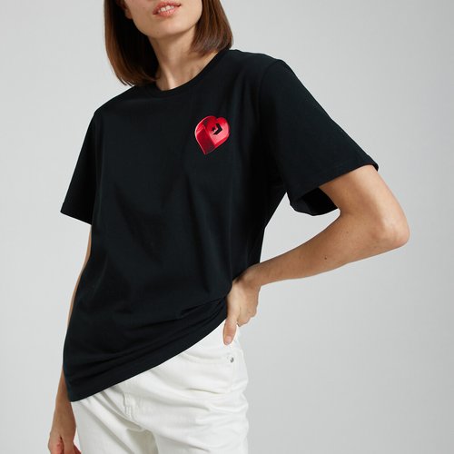 Heart converse shirt top