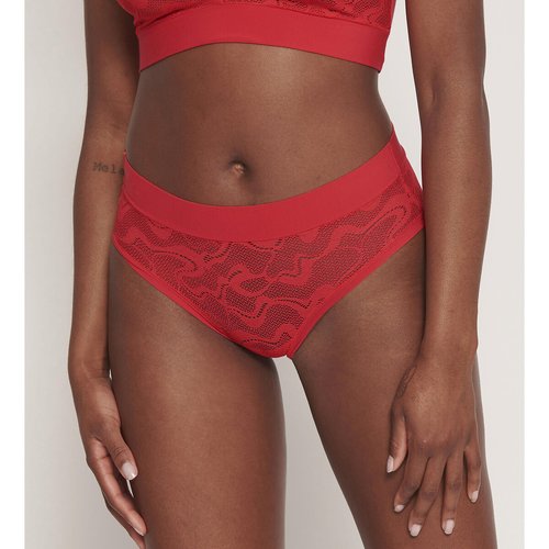Slip midi go allround lace rouge Sloggi La Redoute