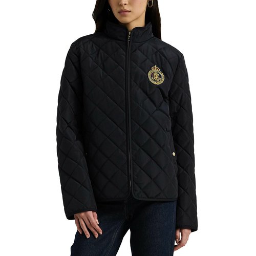 Doudoune matelassee courte manche longue Lauren Ralph Lauren bleu marine La Redoute