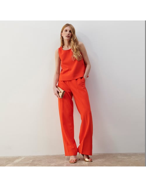 Pantalon loose, large, taille haute