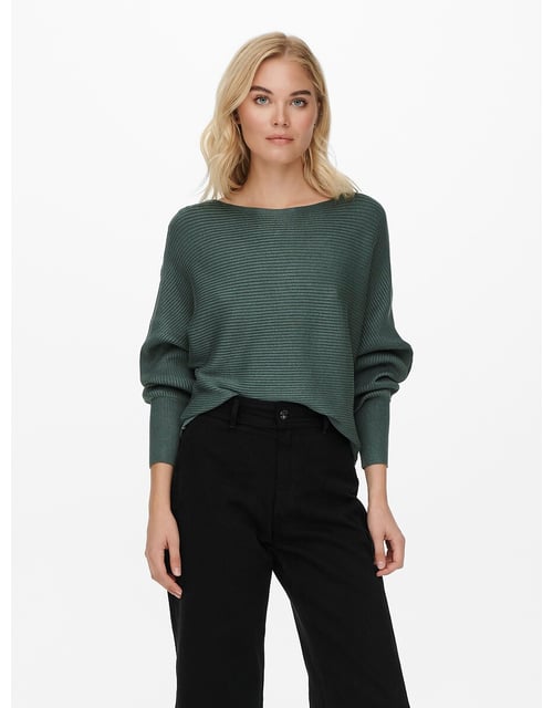Pull col bateau en fine maille
