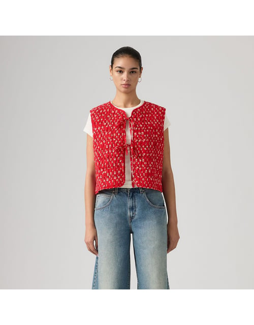 Veste sans manches à nouer