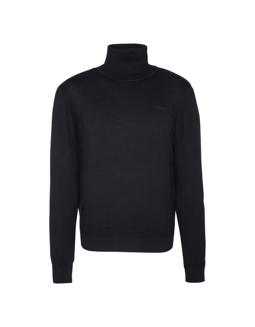 Pull col roulé