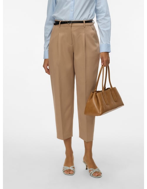Pantalon barrel avec ceinture
