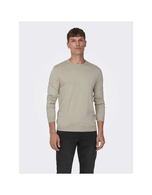 Pull léger col rond droit