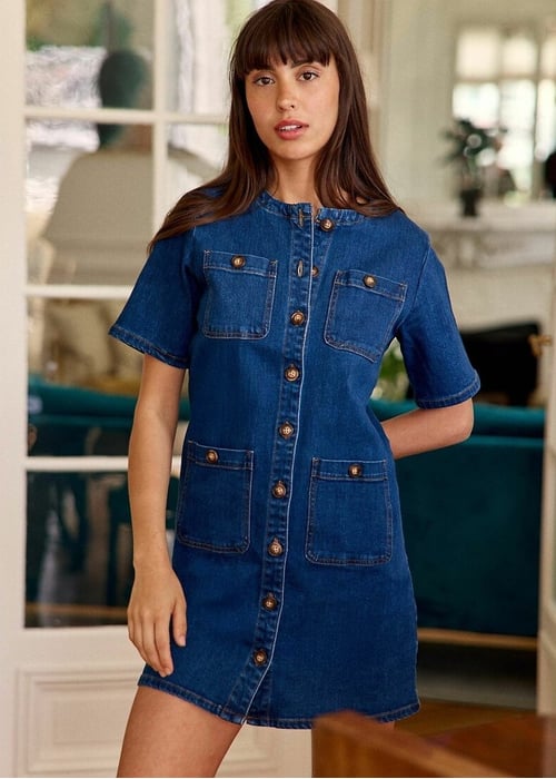 Robe courte d'été femme