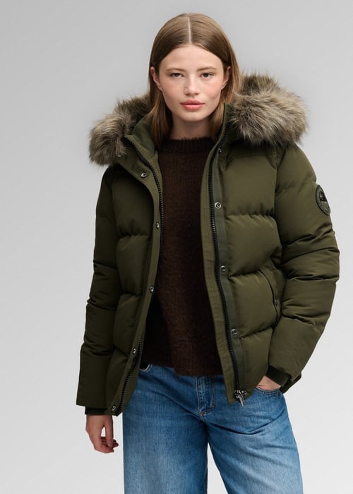 Doudoune à capuche femme