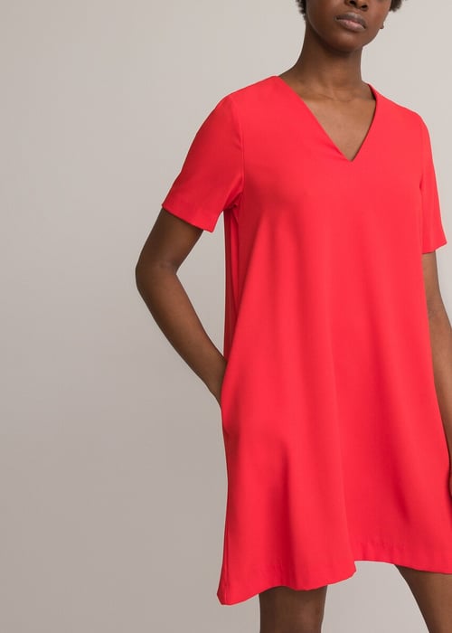Robe courte évasée
