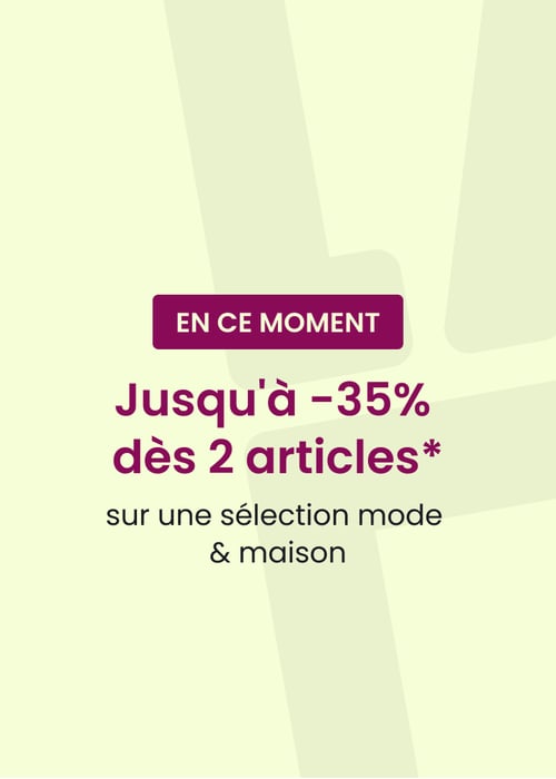 Jusqu'à -35%  dès 2 articles*