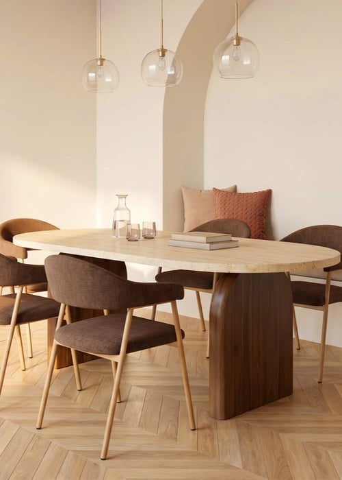 Lot de chaises de salle à manger