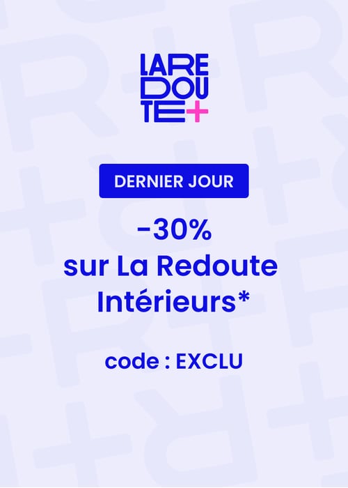 -30% sur La Redoute  Intérieurs* avec La Redoute +
