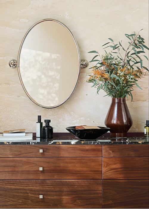 Miroir ovale