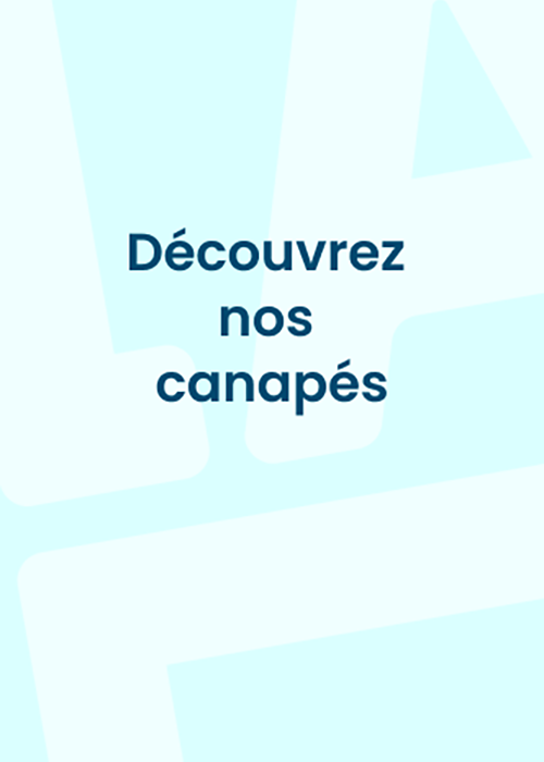 Découvrez nos canapés 