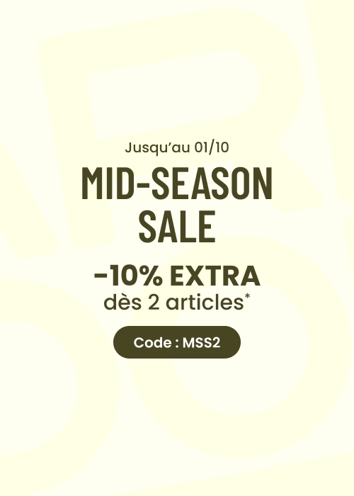 10% EXTRA dès 2 articles* CODE MSS2 