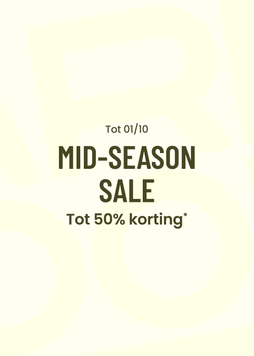 MID-SEASON SALE : Tot 50% KORTING*