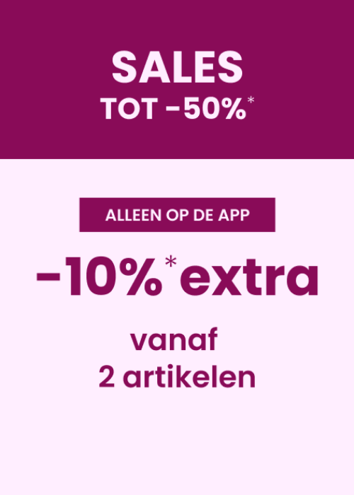 10 EXTRA* ALLEEN OP DE APP
