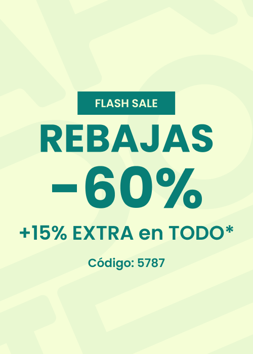Rebajas hasta -60% +15% EXTRA en TODO*