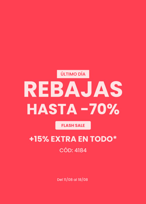 ÚLTIMOS DÍAS | REBAJAS hasta -70%
