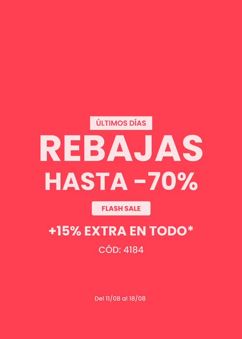 ÚLTIMOS DÍAS | REBAJAS hasta -70%