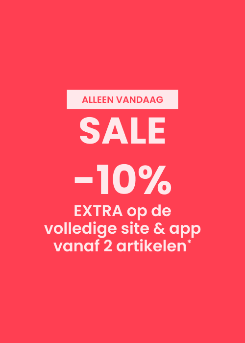 ALLEEN VANDAAG : -10% EXTRA op de volledige site & app vanaf 2 artikelen*