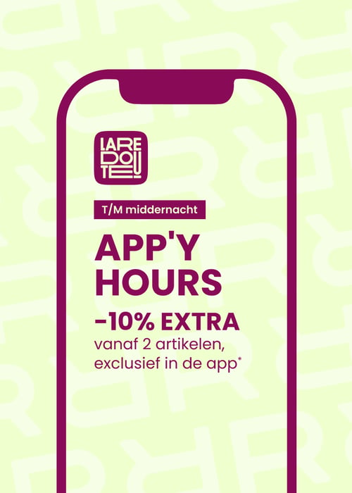 APP'Y HOURS : 10% EXTRA vanaf 2. Exclusief in de app.
