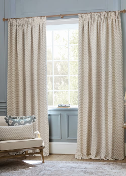 Rideau lin beige