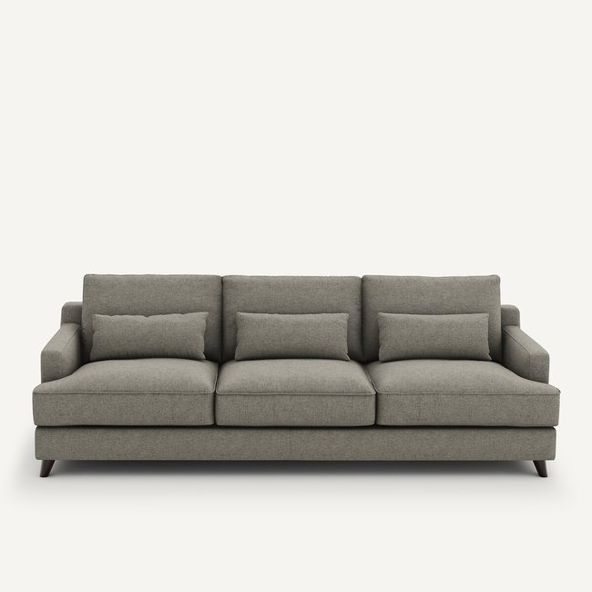 Divano texturé viscosa/lino, Alwine grigio granito AM.PM