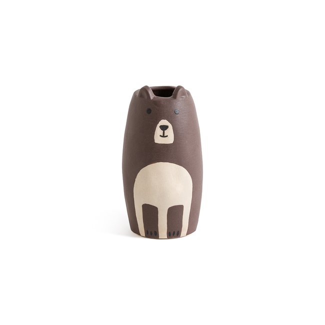 Bobino 18cm High Earthenware Bear Trinket multi-coloured LA REDOUTE INTERIEURS