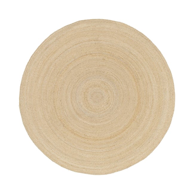 Tapis intérieur rond  PADMA Couleur naturel <span itemprop=