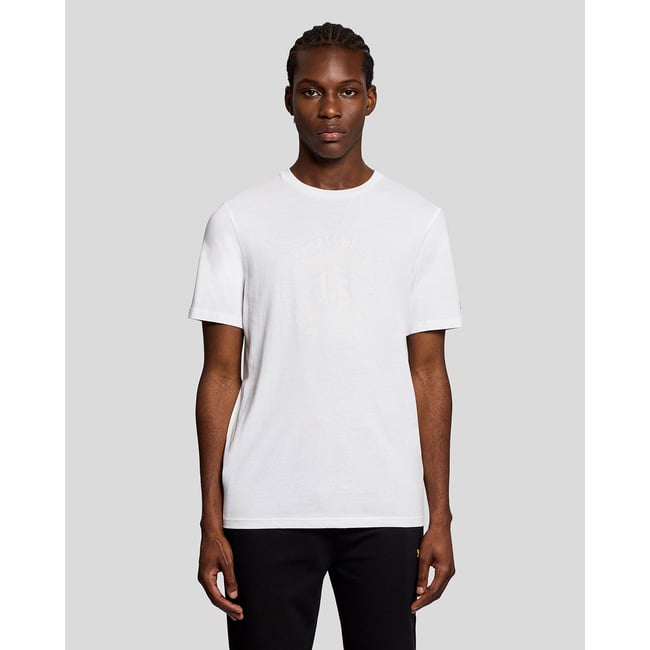 T-shirt Sports graphique logo blanc <span itemprop=