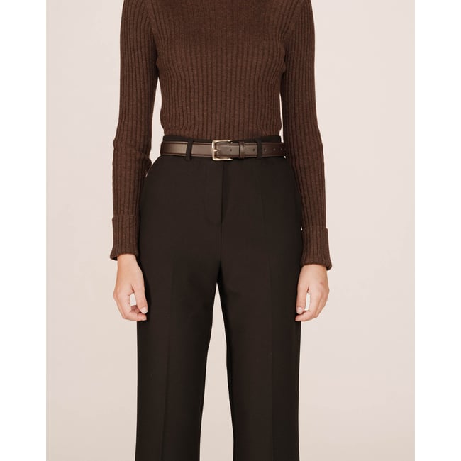 Ceinture simili cuir chocolat Sonatine chocolat <span itemprop=