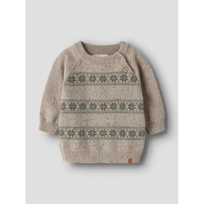 Pull En Maille gris - oxford tan1 <span itemprop=